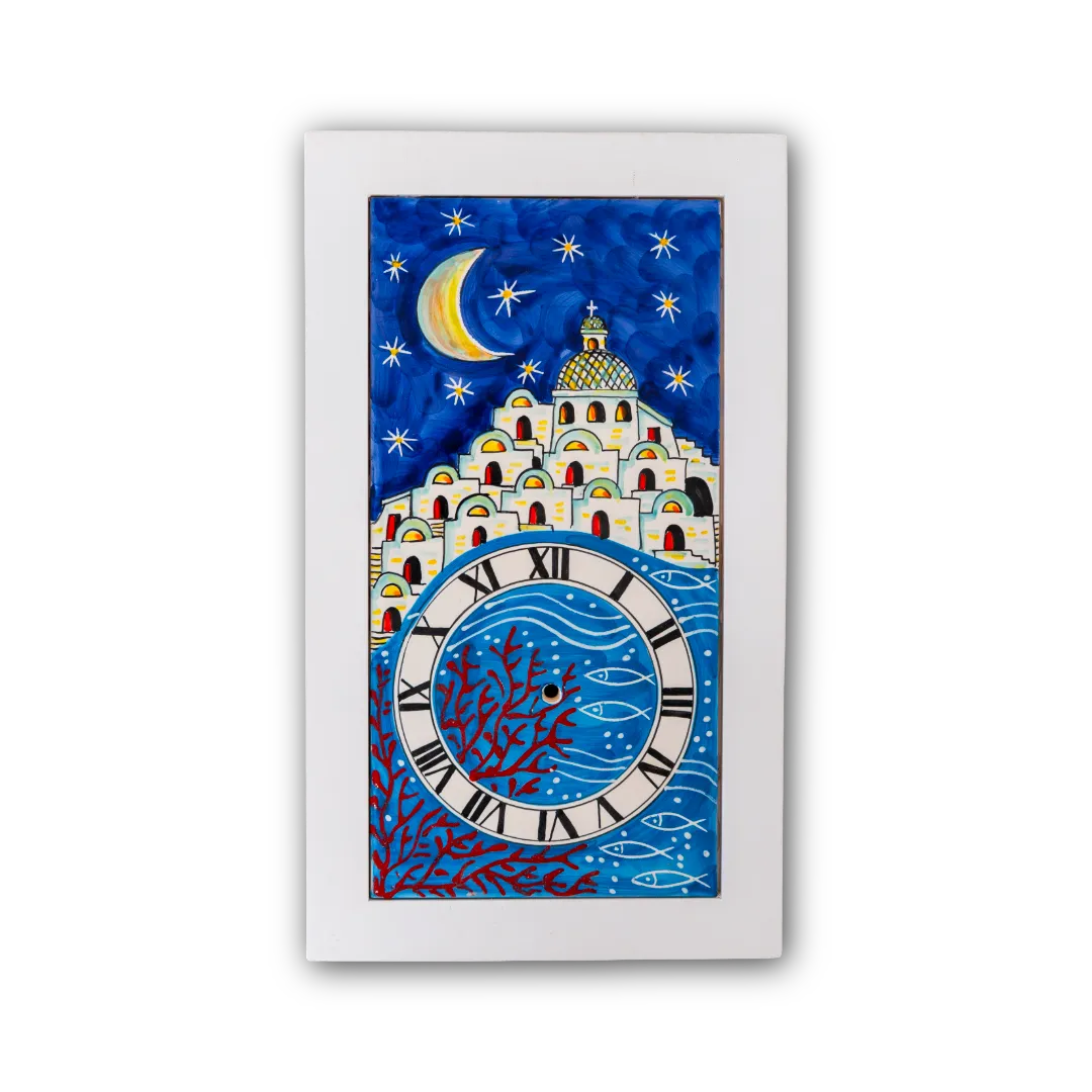 Orologio rettangolare Corallo
