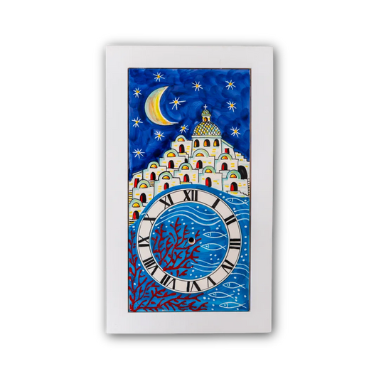 Orologio rettangolare Corallo